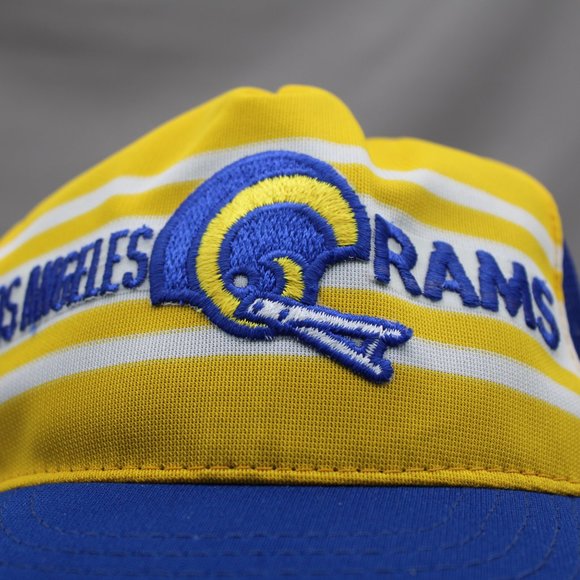 Los Angeles Rams Hat (VTG) - Two Tone Tucker Hat - Adutl Snapback - Picture 2 of 7